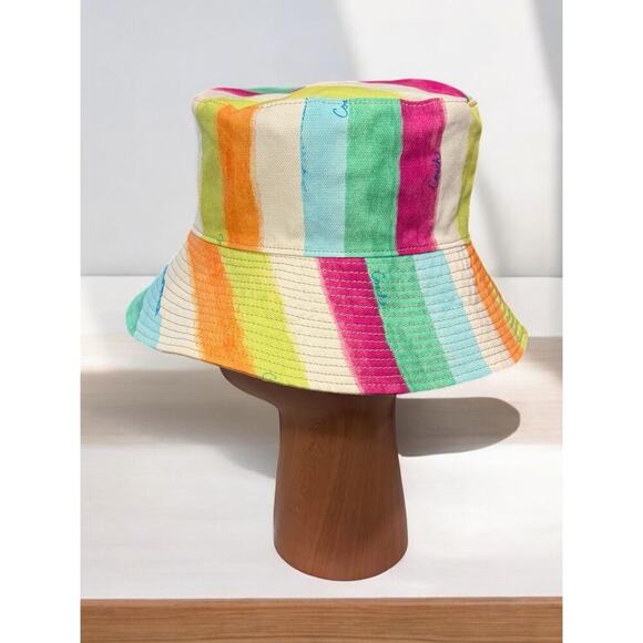 Y2K Coach Hamptons Watercolor Striped Sunhat Size P/S main image 6
